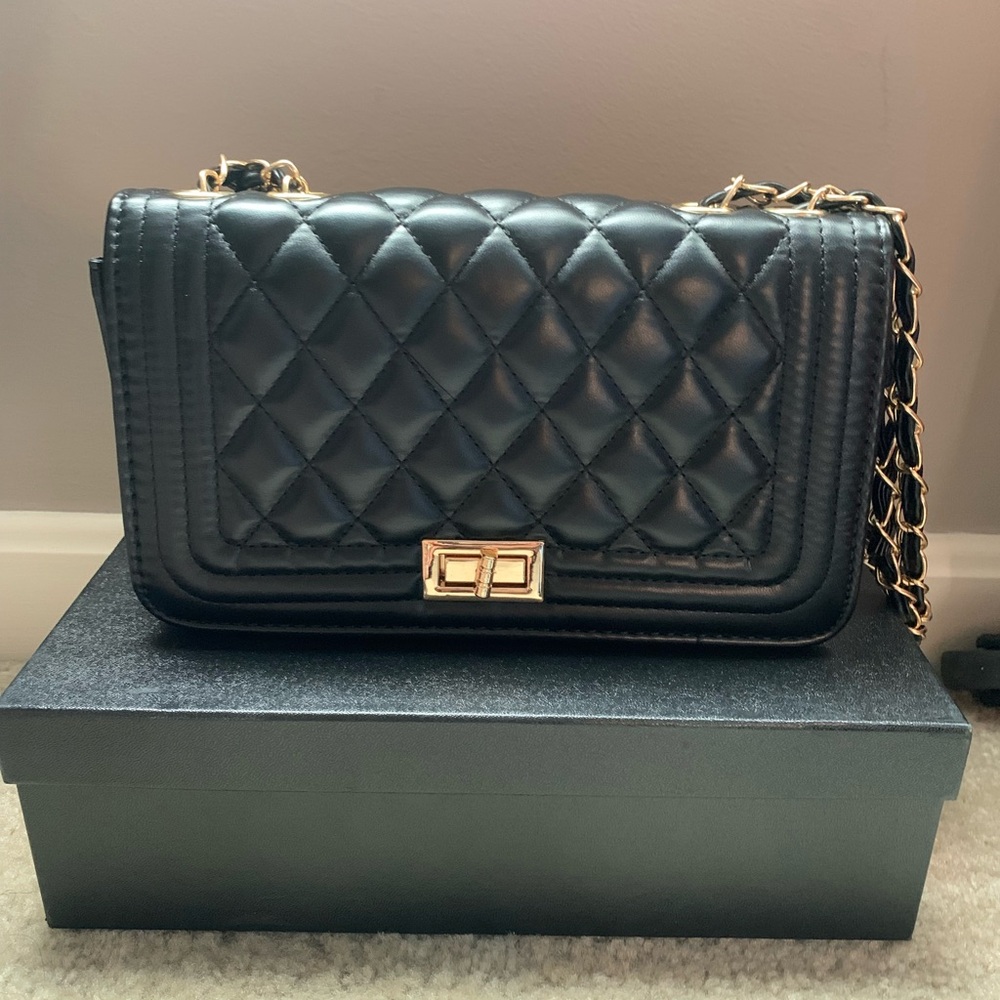 Black Quilted Bag